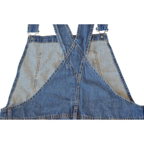 Free People We The Free Women's "Ziggy" Denim Overalls in Sapphire Blue - Picture 7 of 9